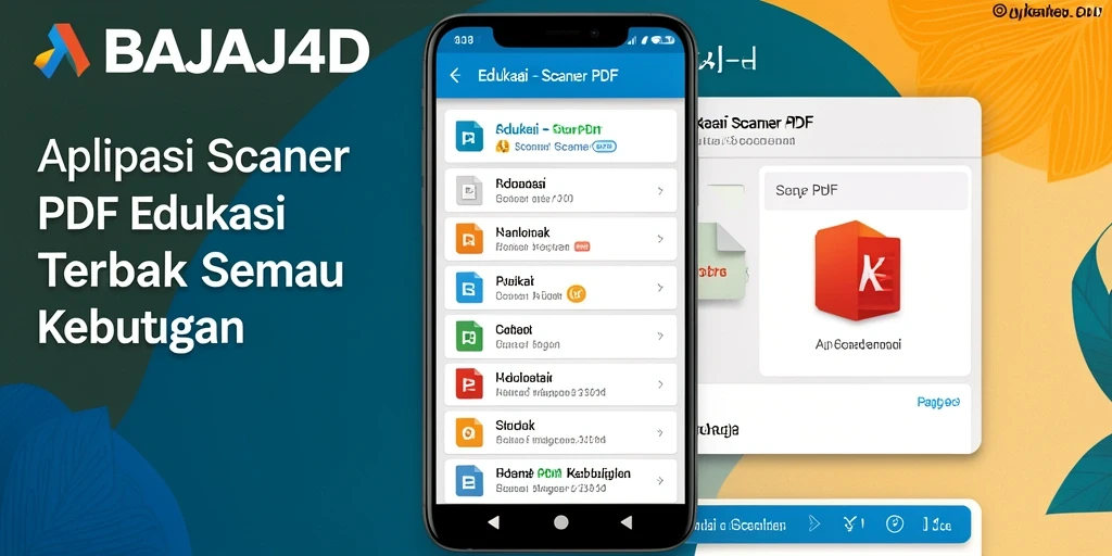 Antarmuka BAJAJ4D yang sederhana dan fungsional untuk Scanner PDF.