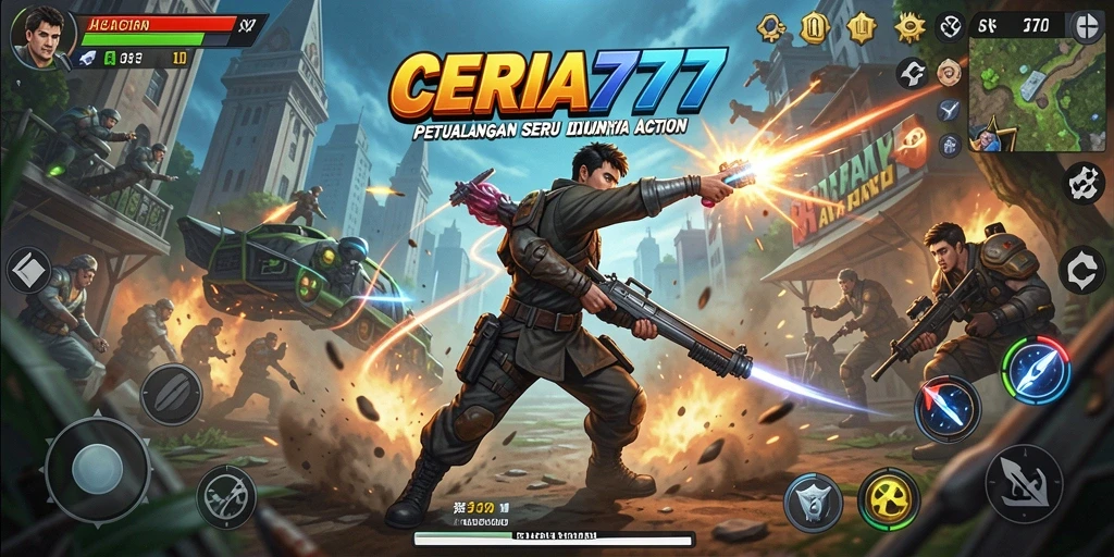 Tampilan antarmuka CERIA777 yang menakjubkan dan penuh aksi.