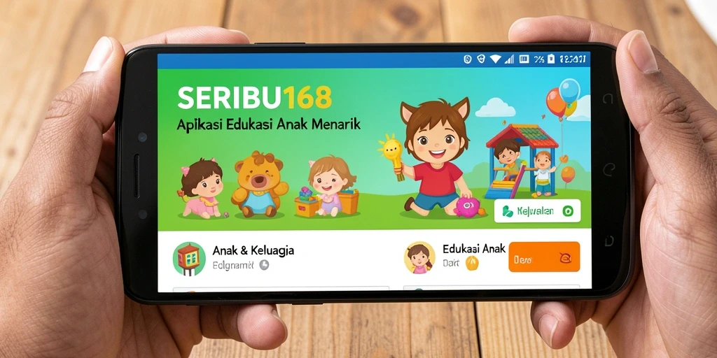 Tampilan antarmuka aplikasi SERIBU168 yang menarik dan interaktif.