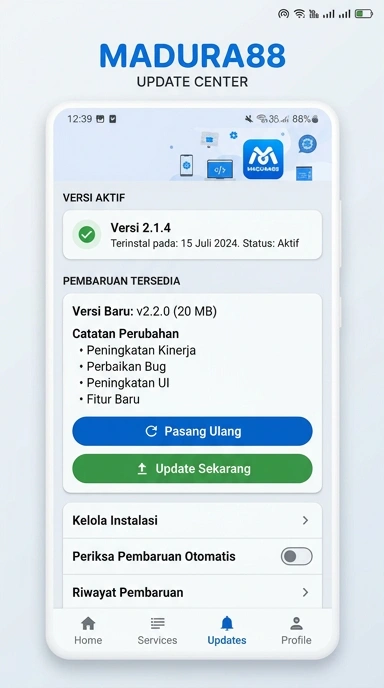 Riwayat Versi madura88 untuk Pengguna Android di Indonesia